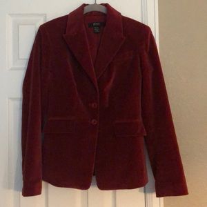 Body by Victoria Secret Red velvet blazer